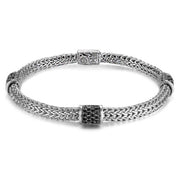JOHN HARDY Classic Chain Black Sapphire Four Station Medium Bracelet - SALE